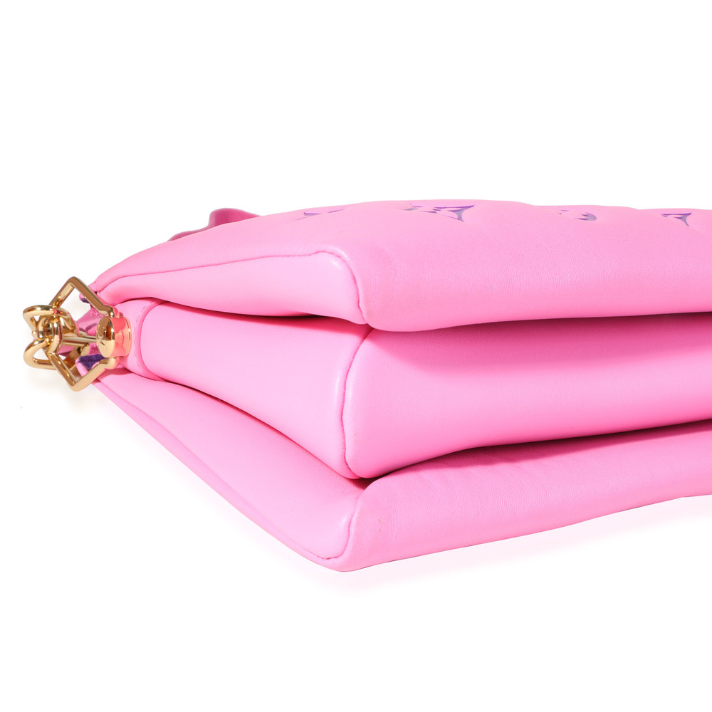 Louis Vuitton Pink & Purple Monogram Embossed Puffy Lambskin Coussin PM - Picture 8 of 8